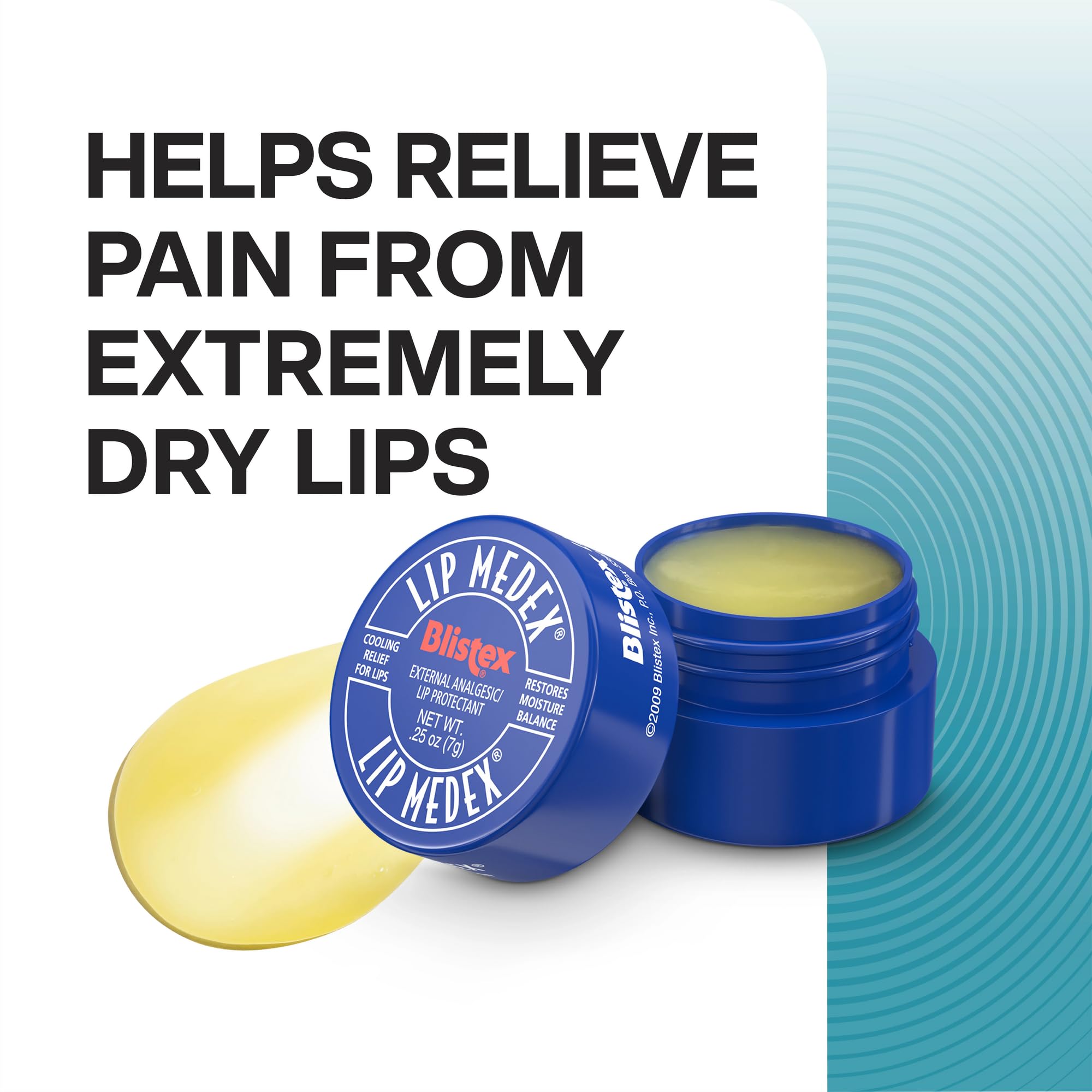 Blistex Lip Medex Medicated Lip Balm, 24 Hr Moisture, 0.25 oz, 12 Pack