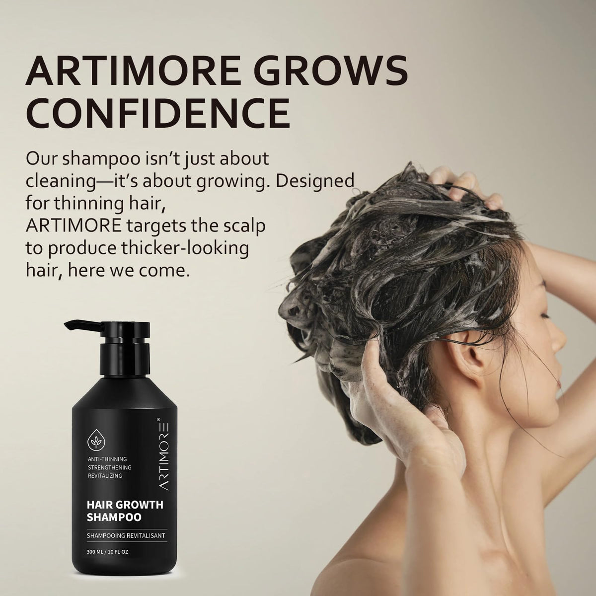 Hair Growth Shampoo and Conditioner Set for Women and Men - Artimore Official Imagery - 3