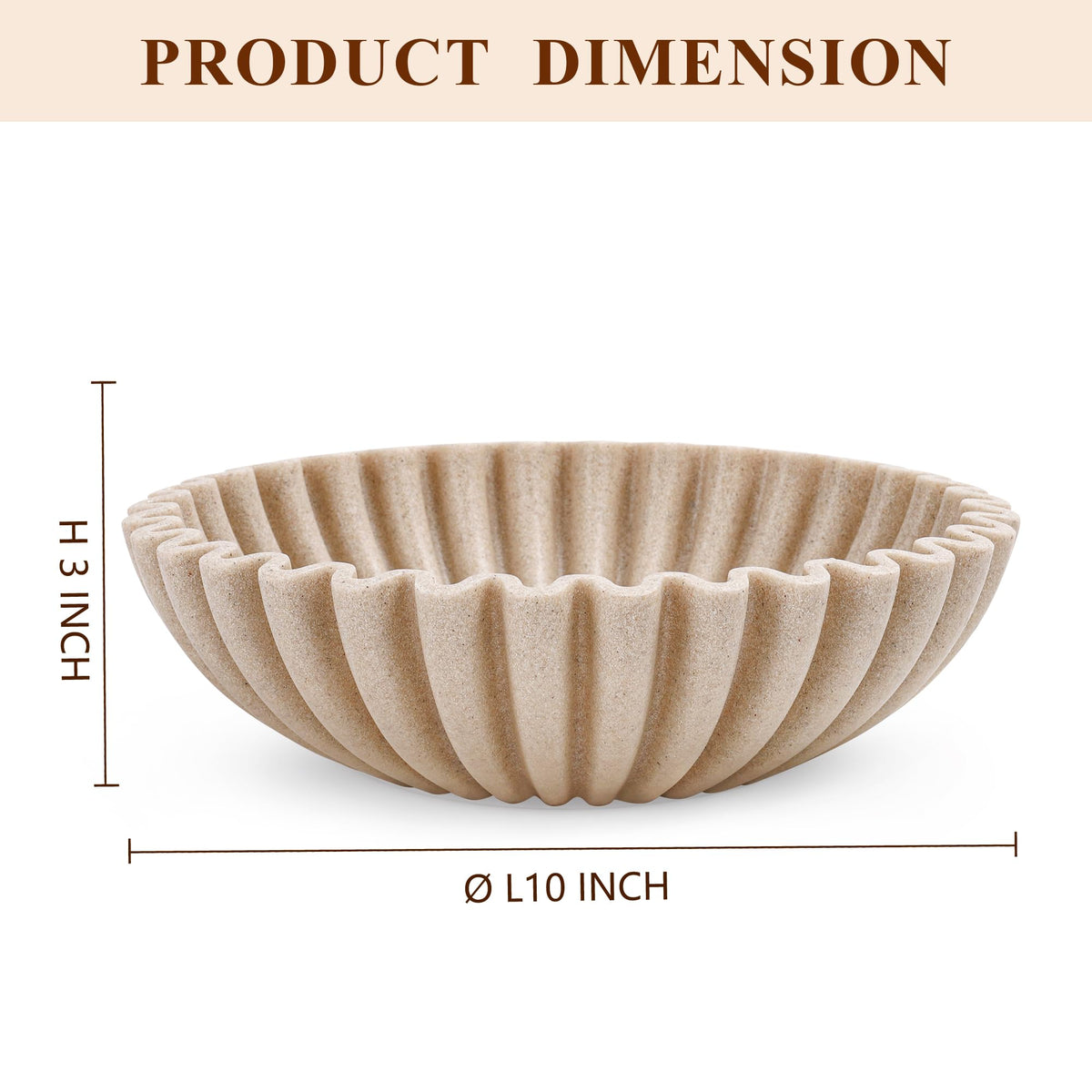 Large Decorative Bowl Modern Handicraft Bowls for Home Decor - YMXYJM Official Imagery - 4