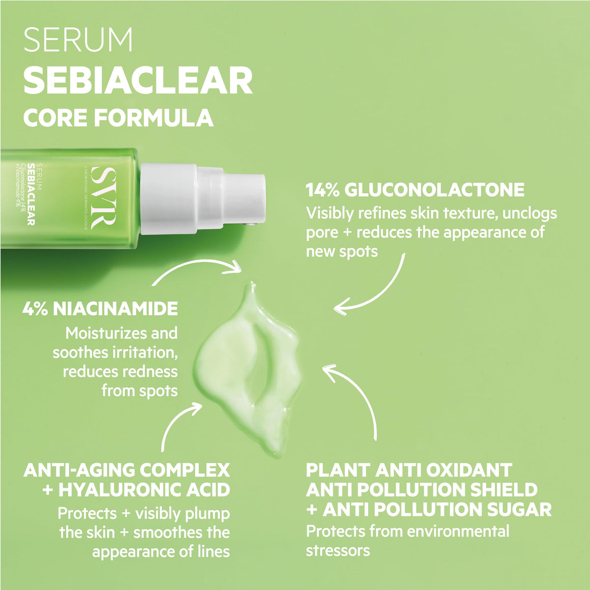 SVR Sebiaclear Serum 1 fl oz - SVR Official Imagery - 4