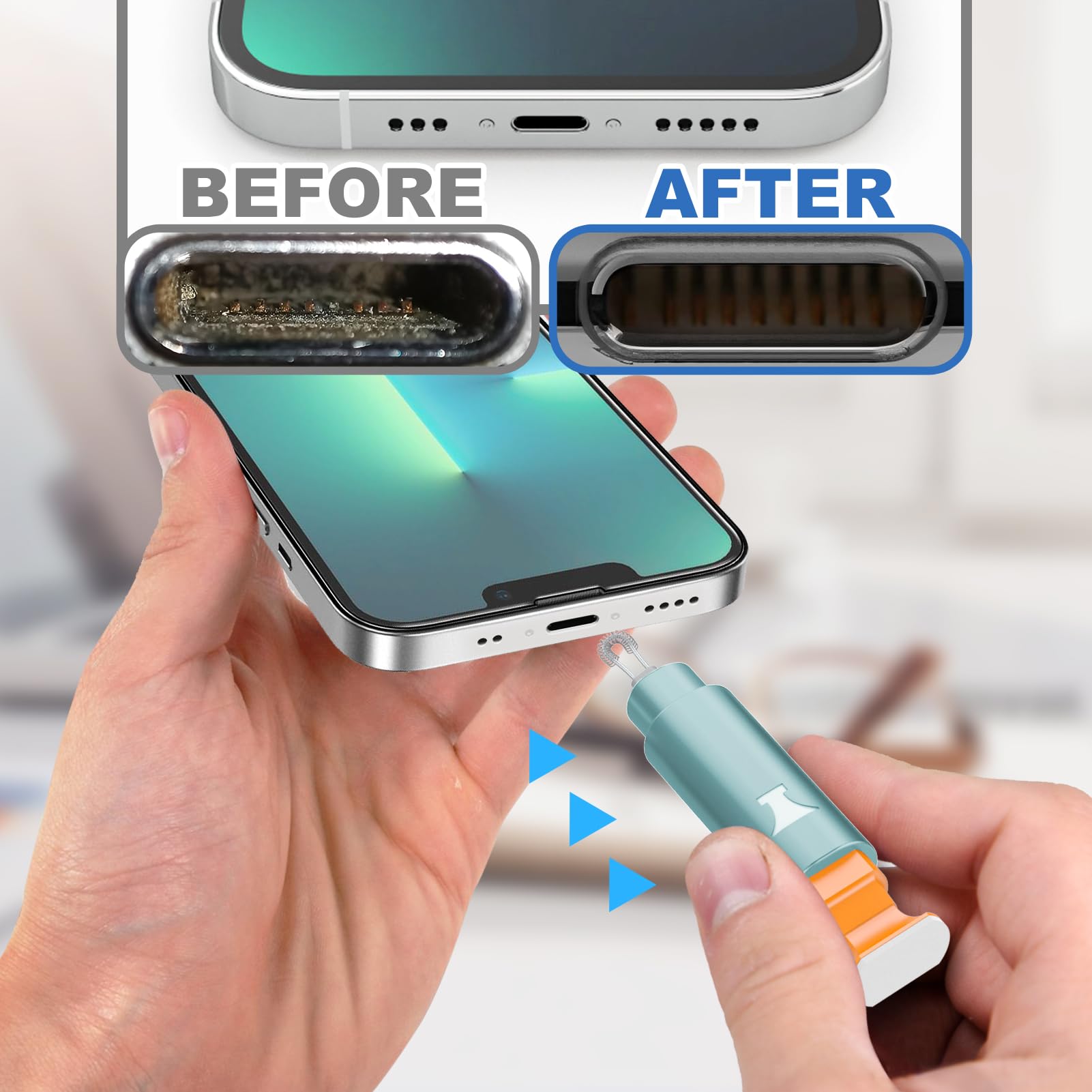 Ordilend iPhone Cleaning Kit for Charging Port, Cleaner Kit for A by Ordilend - Angle View 4