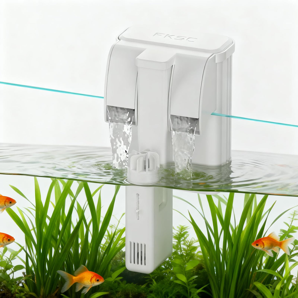 Hang On Back Aquarium Filter for 5 20 Gallons Fish Tanks 3 - FKSC Official Imagery - 1