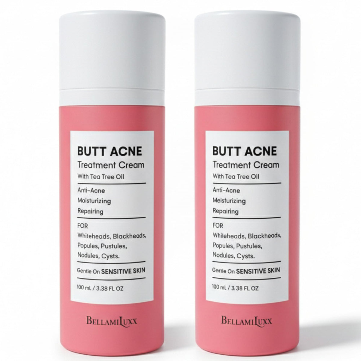 BellamiLuxx Butt Acne Clearing Treatment Cream Body Acne - BellamiLuxx Official Imagery - 2