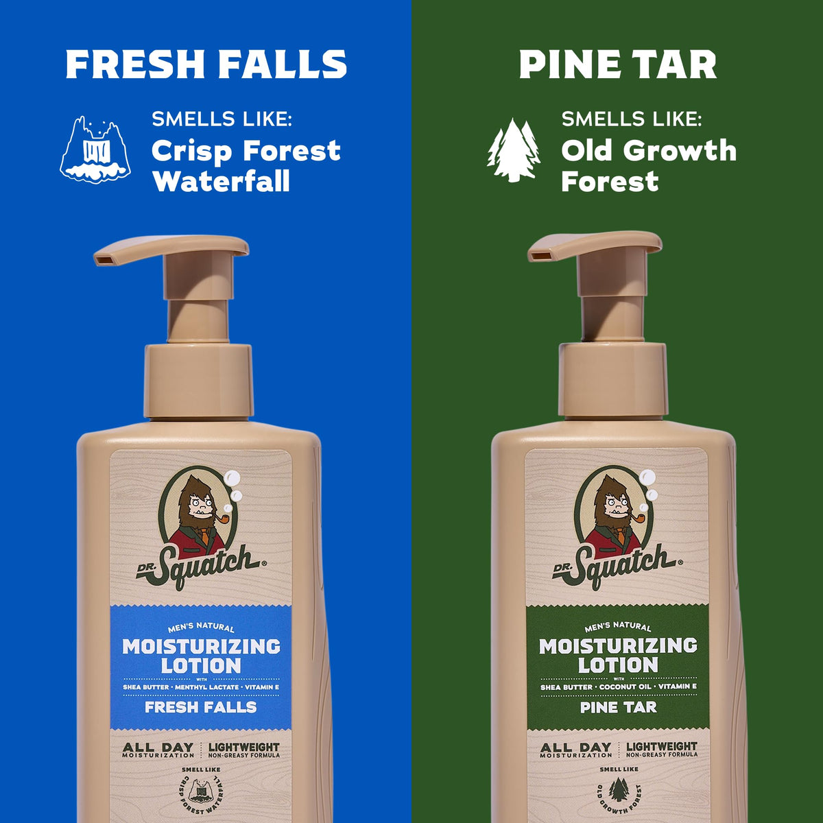 Dr Squatch Natural Hand and Body Lotion for Men - Dr. Squatch Official Imagery - 5