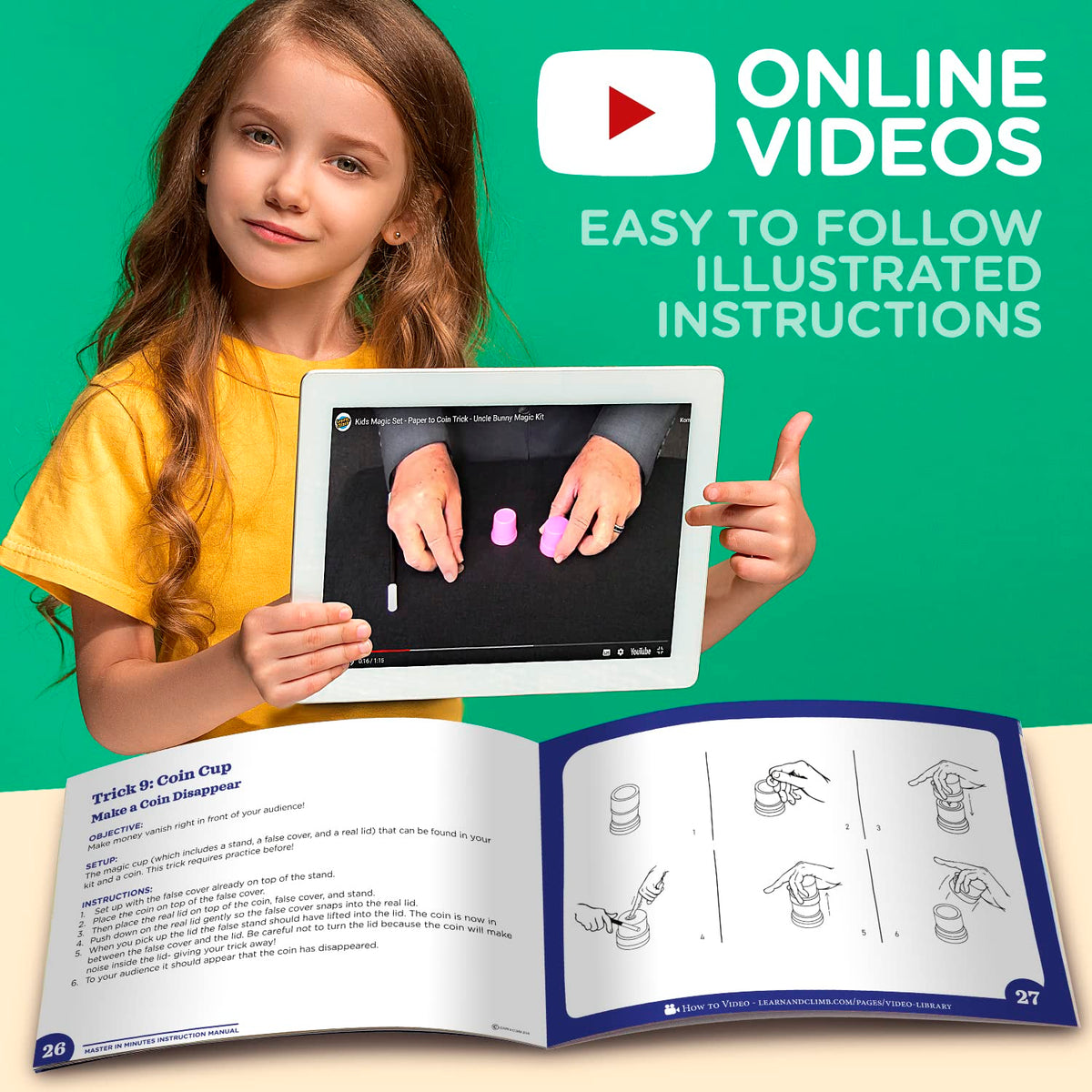 Mega Magic Kit for Kids - Learn & Climb Official Imagery - 5
