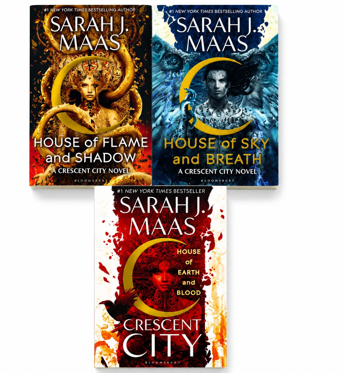 Crescent City Complete 3 Book Collection by Sarah J. Maas- House - Product Imagery