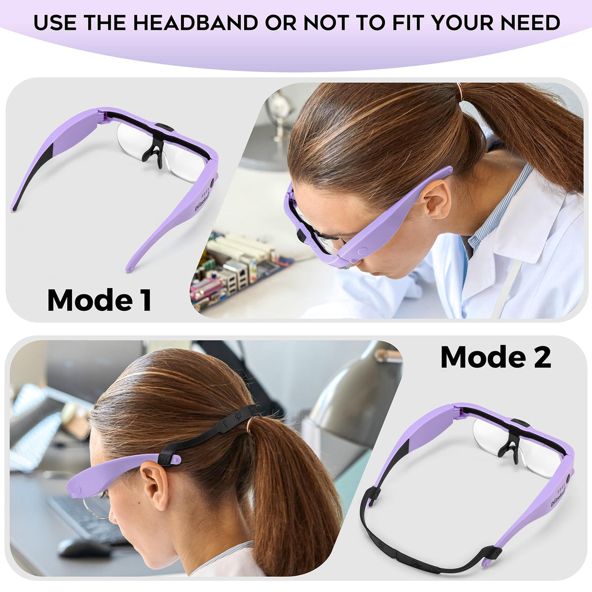 Dilzekui Magnifying Glass w Light 1 5X 5X Magnifying Glasses - Dilzekui Official Imagery - 6