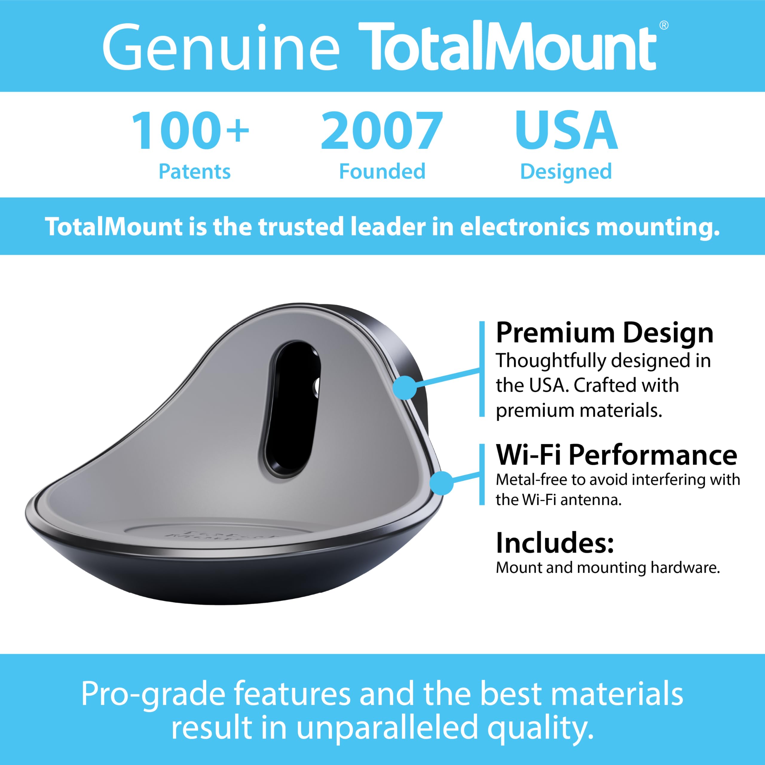 TotalMount – Premium Wall Mount for Echo Dot MAX, HomePod Mini, a by TotalMount - Angle View 6