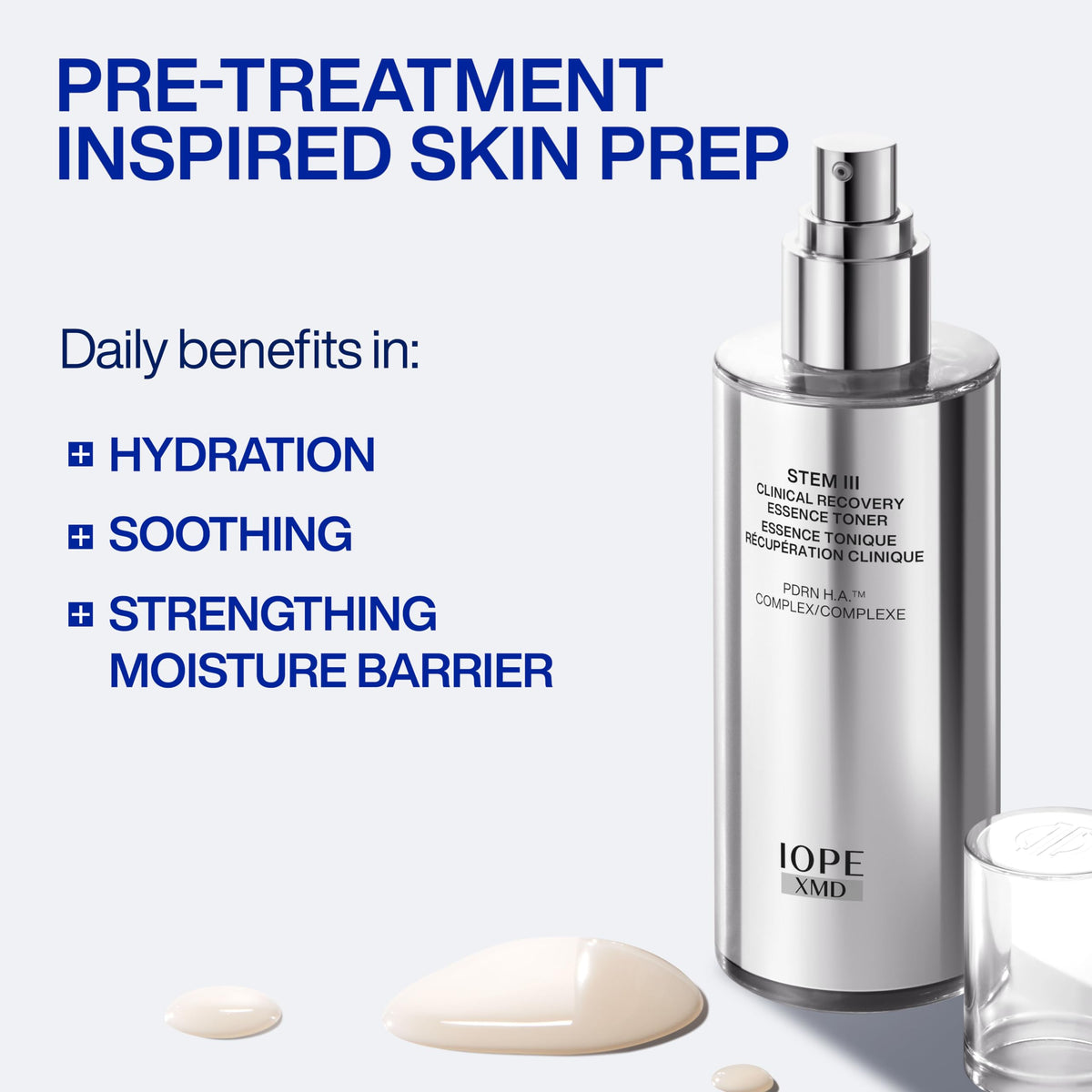 IOPE XMD Stem III Clinical Recovery Essence Toner - Premium Selection Official Imagery - 3