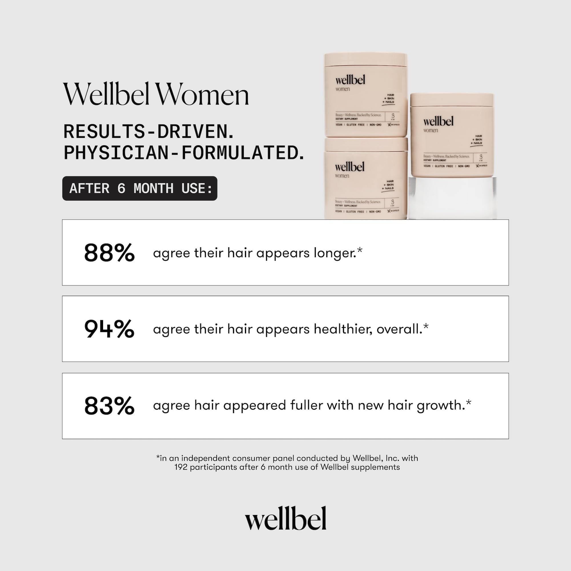 WELLBEL Women Clean Supplement for Hair Skin and Nails Vegan - WELLBEL Official Imagery - 7