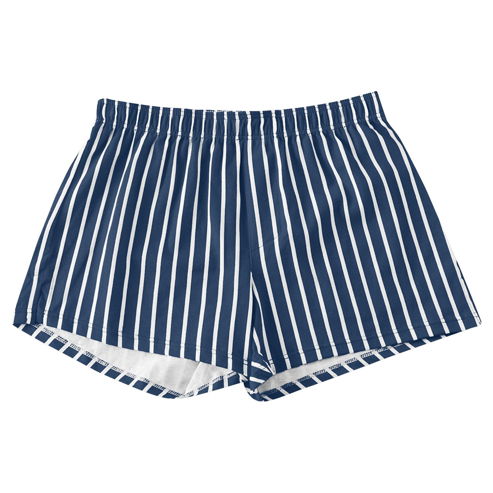 Striped Cotton Underwear for Men Casual Loose Fit Boxer Briefs Soft Co - View 6