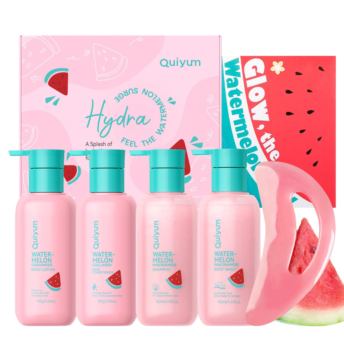 Watermelon Body Care Gift Enjoy Refreshing Moisture Bathroom - QUIYUM Official Imagery - 1