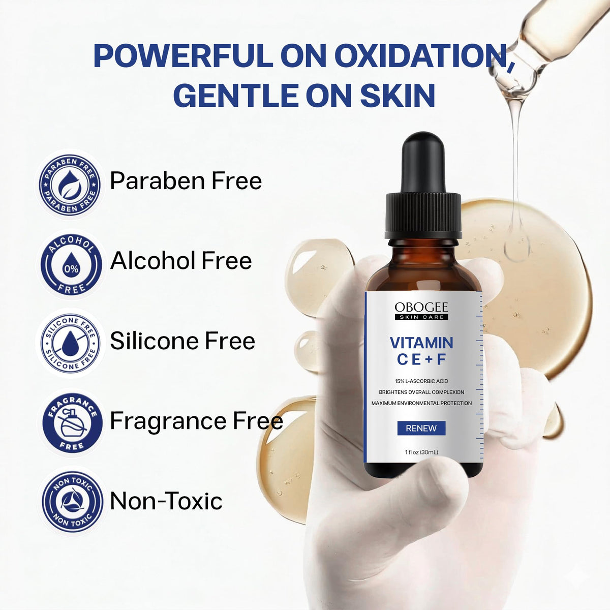 Advanced C E Ferulic Serum Full Vitamin C Face Serum Anti - OBOGEE Official Imagery - 5