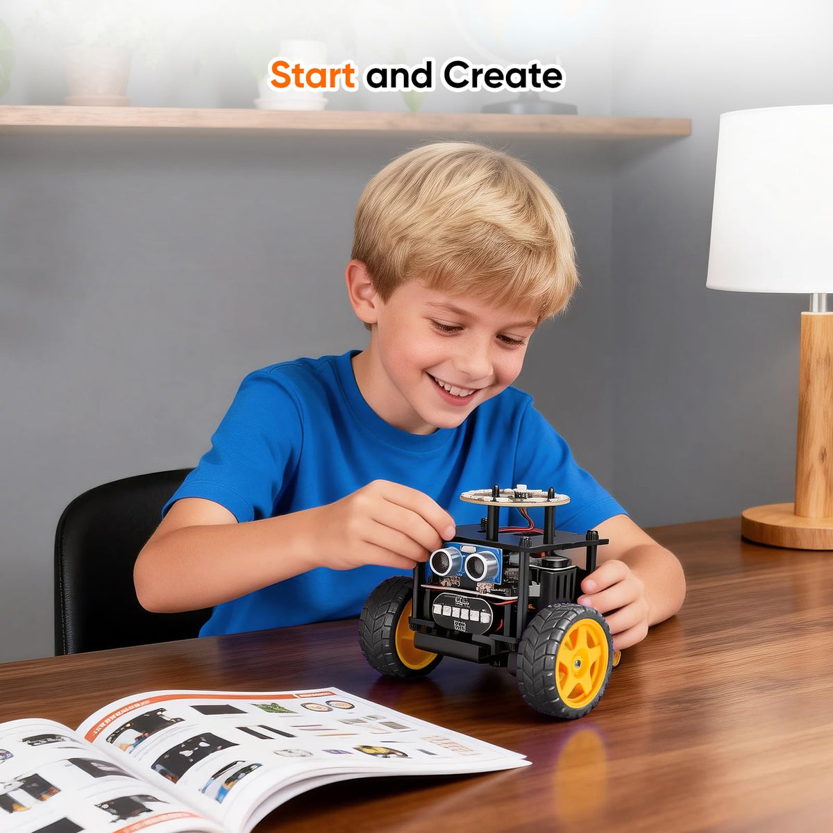Smart Robot Car Kit Robotics for Kids Ages 8 12 12 16 - EggTailz Official Imagery - 3