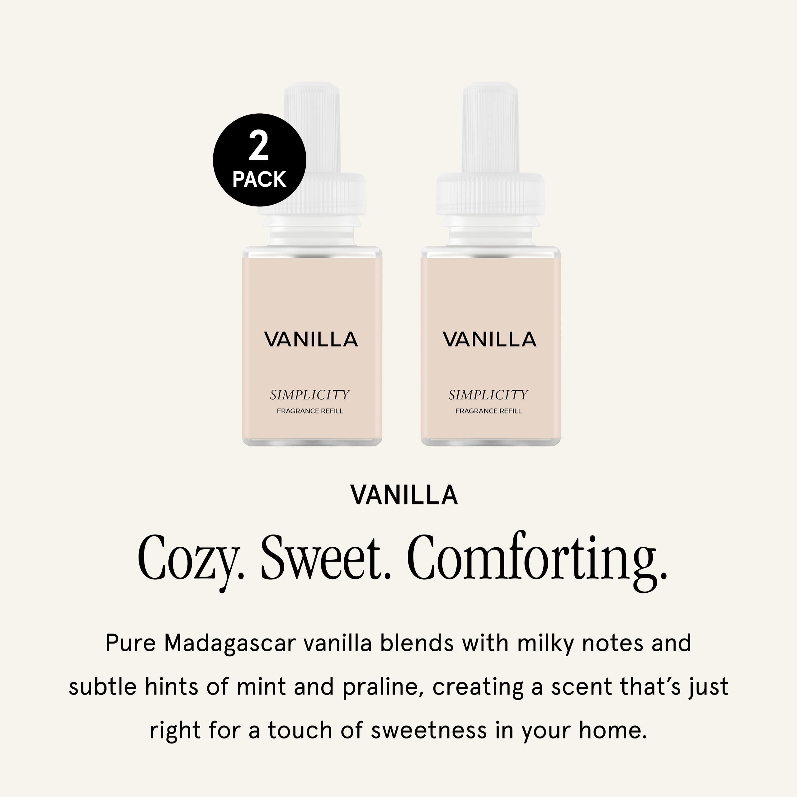 Pura x Simplicity Home Diffuser Refill, 2 Pack, Vanilla - Pura Official Product View 2