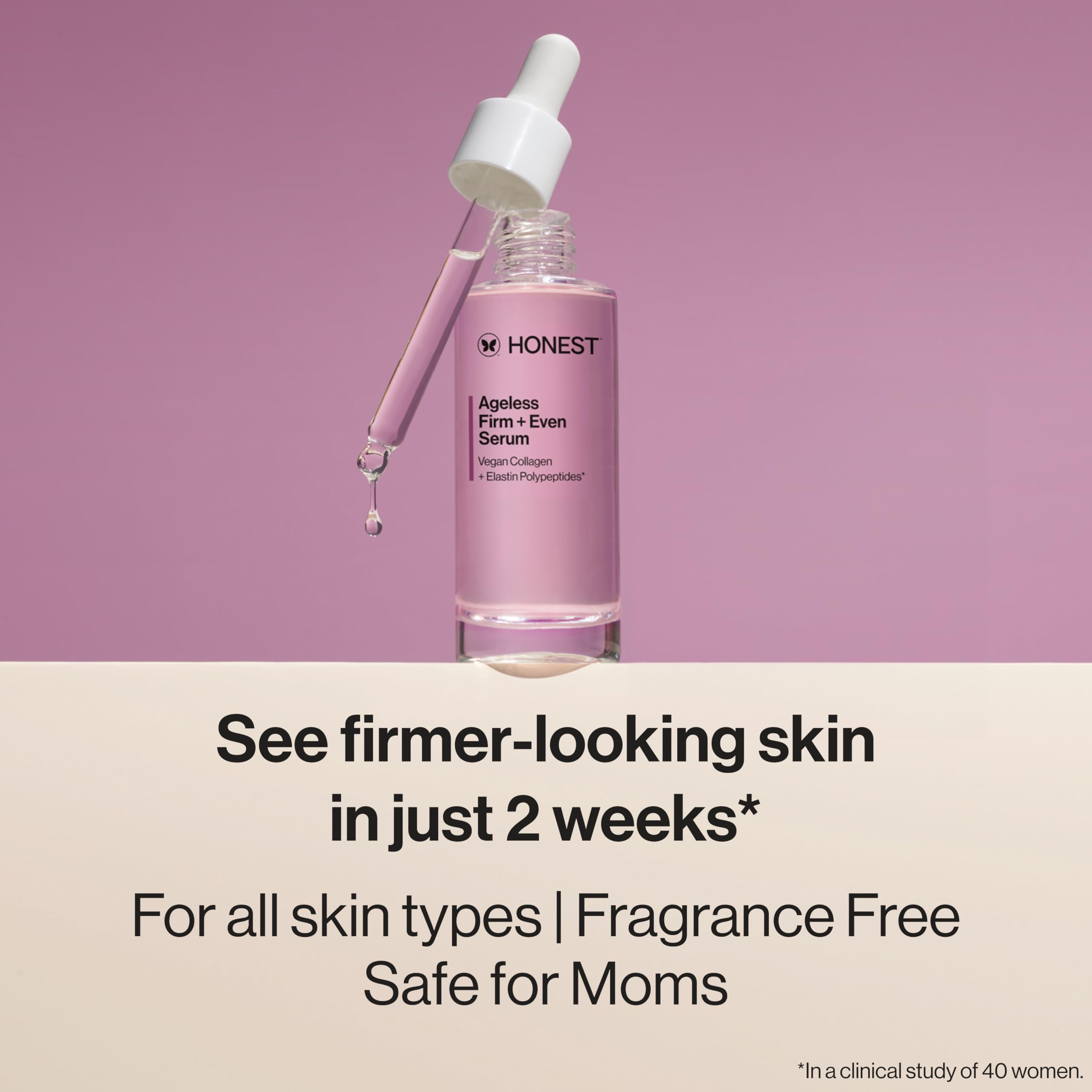 Elefair Tech Honest Beauty Ageless Firm and Even Serum, Vegan, Fragrance - Free - Elefair Tech Official Product View 3