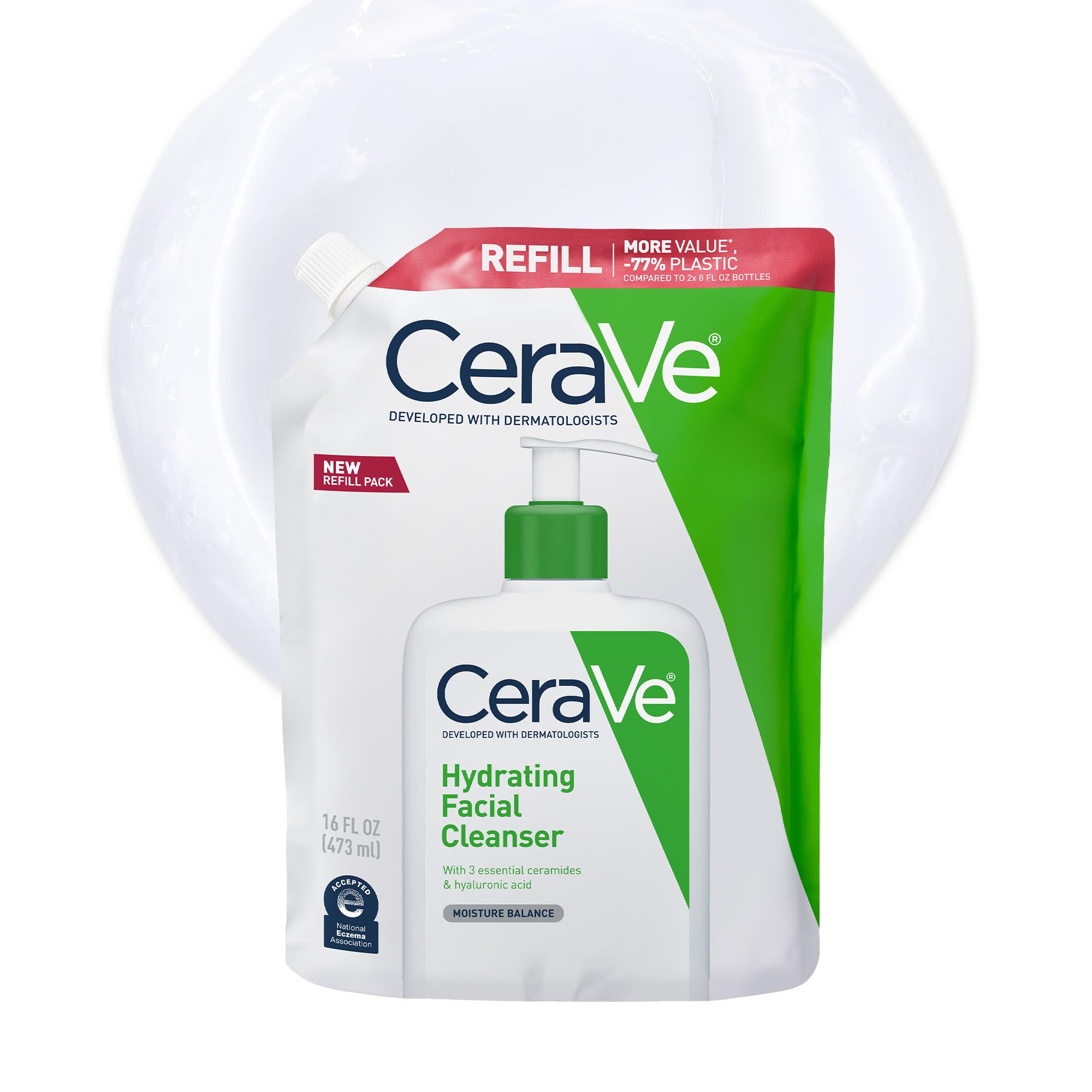 CeraVe Hydrating Cleanser with Hyaluronic Acid, Face Wash for... - CeraVe Official Product View 10