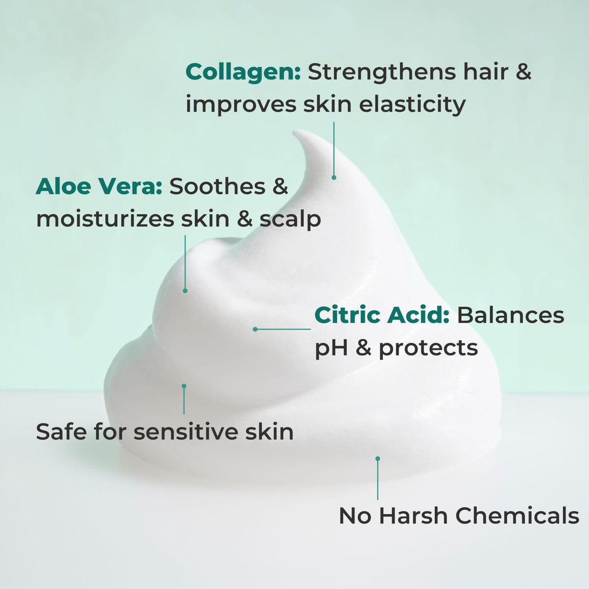 Nurture Rinse Free Body Wash Shampoo Aloe Cleansing Foam - Nurture Valley Official Imagery - 8