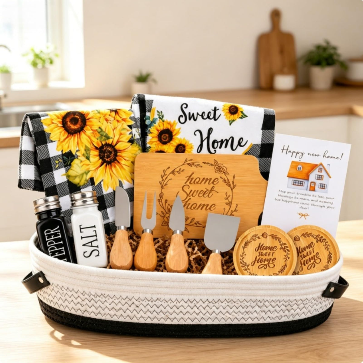 14 Pcs House Warming Gift New Home New House Gift Basket - MEPIG Official Imagery - 3