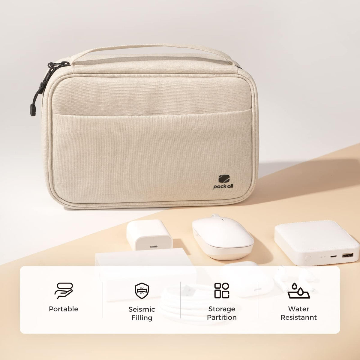 pack all Electronic Organizer Plus Shockproof Cable - pack all Official Imagery - 3