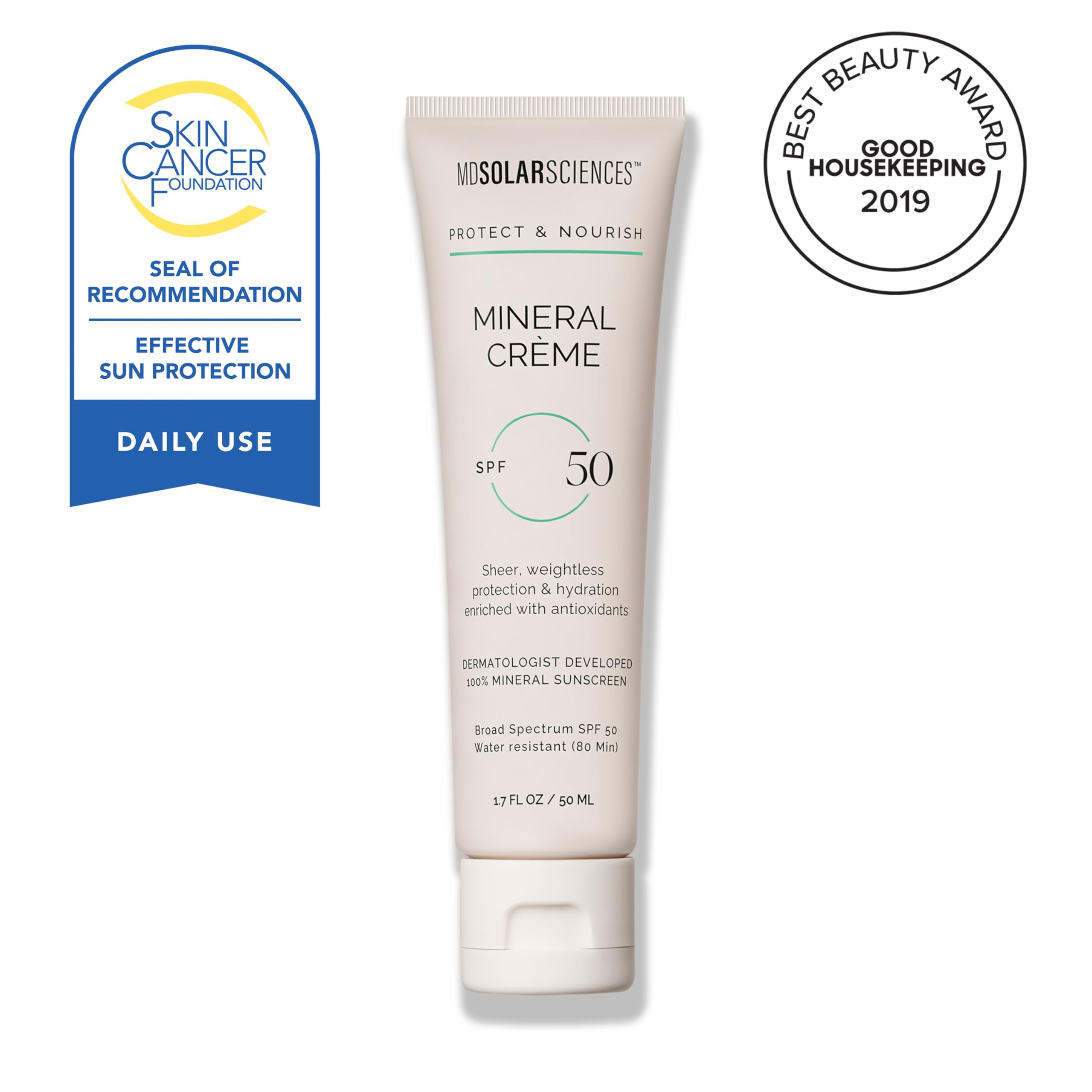 MDSolarSciences Mineral Cr me SPF 50 Sunscreen for Face - Premium Selection Official Imagery - 3