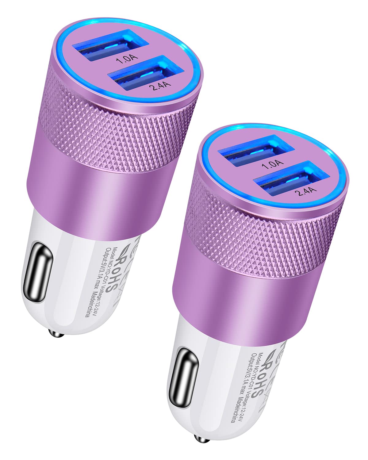 AILKIN Car Charger   Fast Charge Dual Port USB Cargador Lighter A by AILKIN - Angle View 10