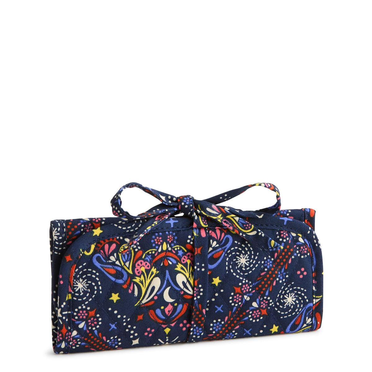 Vera Bradley womens Premium Cotton Jewelry Roll - Vera Bradley Official Imagery - 8