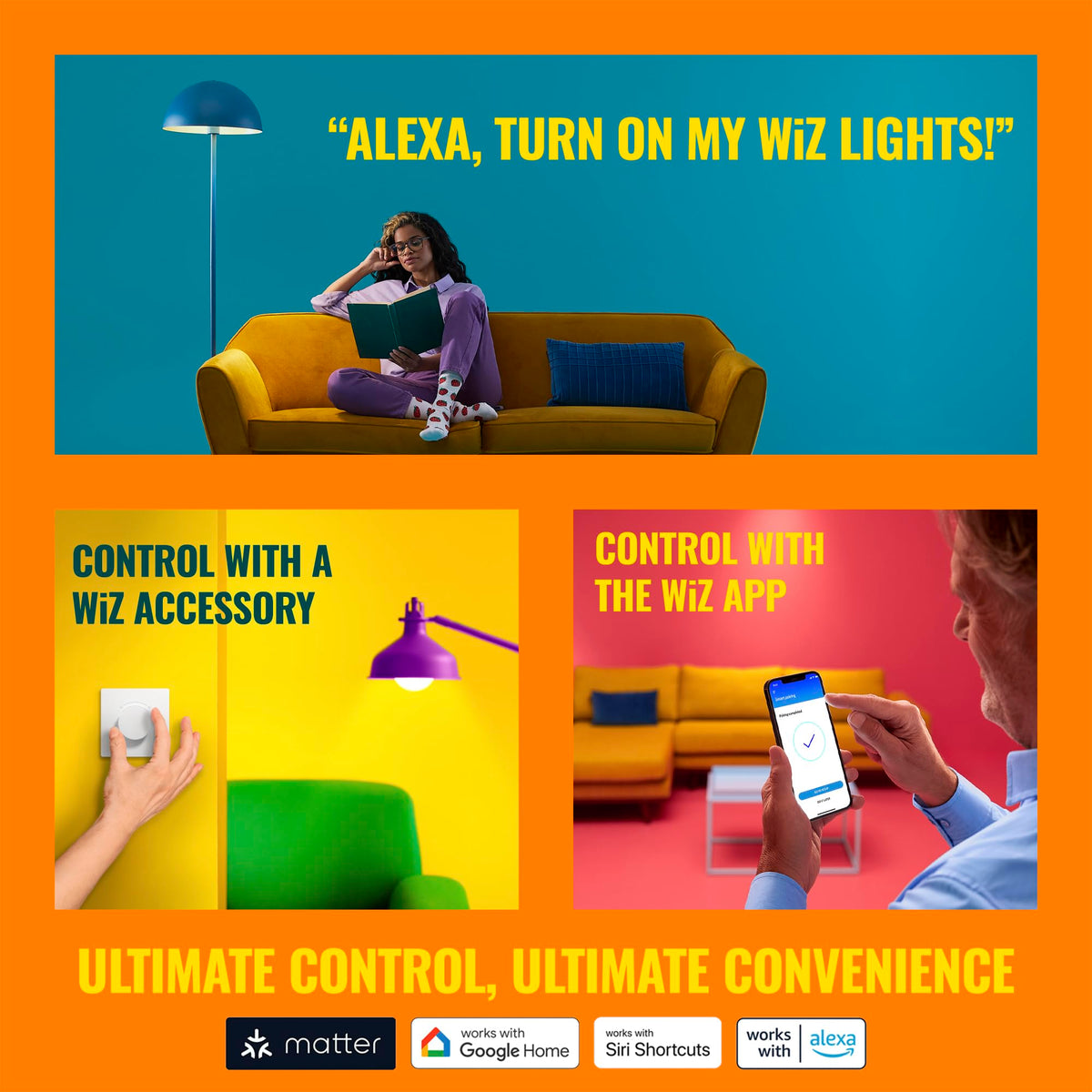 WiZ Smart Plug Sunset to Sunrise Automation Motion Detection - WiZ Connected Official Imagery - 5