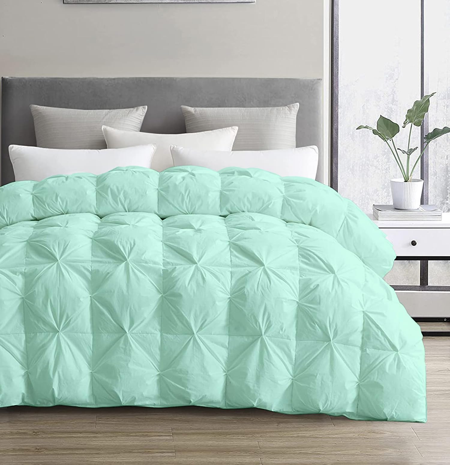 SLEEP-NEST Oversized King Comforter 132x120 Inch Hotel Luxury - Product Imagery