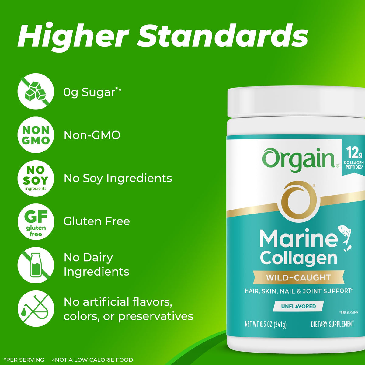 Orgain 12g Wild Caught Marine Collagen Peptides Powder - Orgain Official Imagery - 7