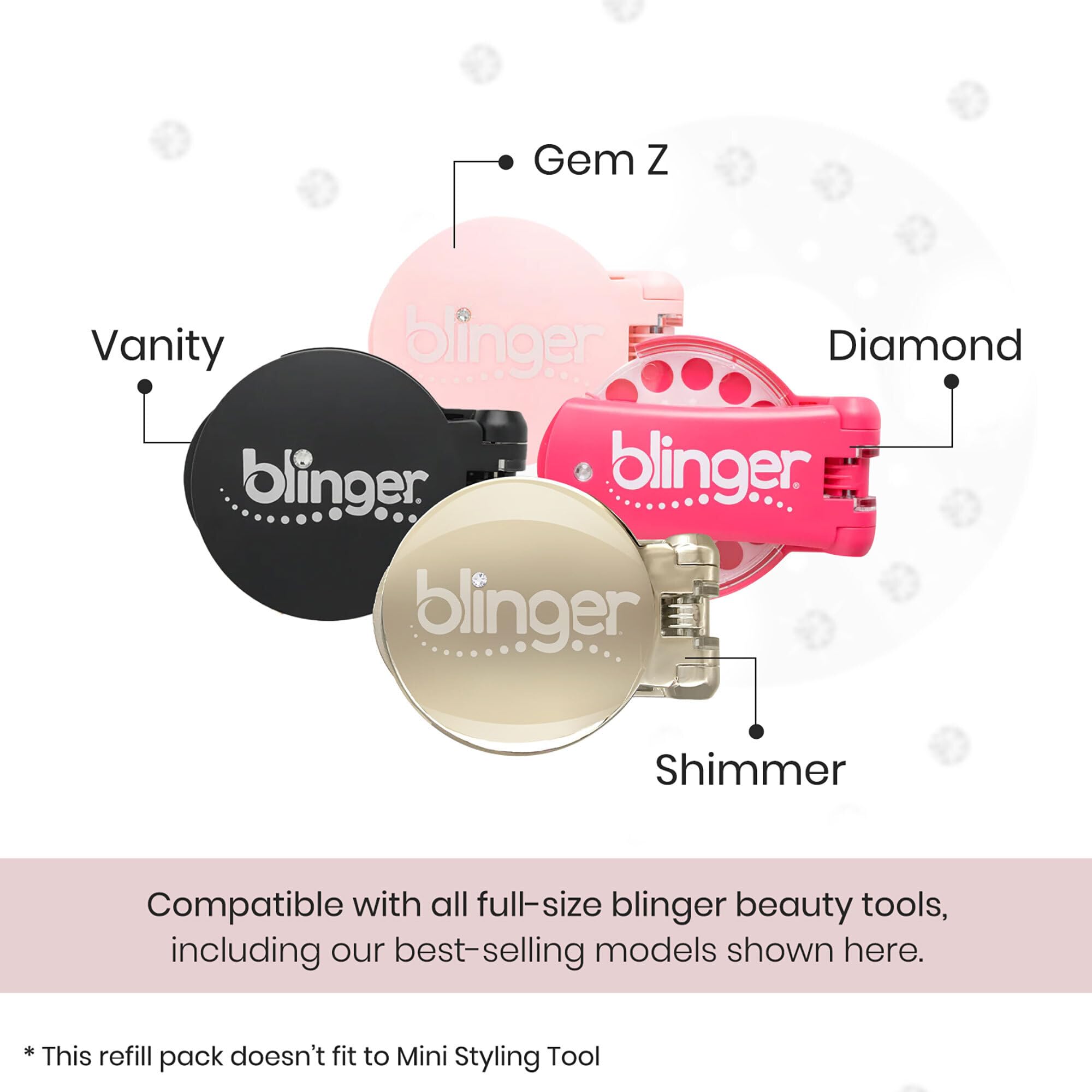 blinger® Shimmer Collection Refill Pack - Golden Honey | 5 mm - View 3