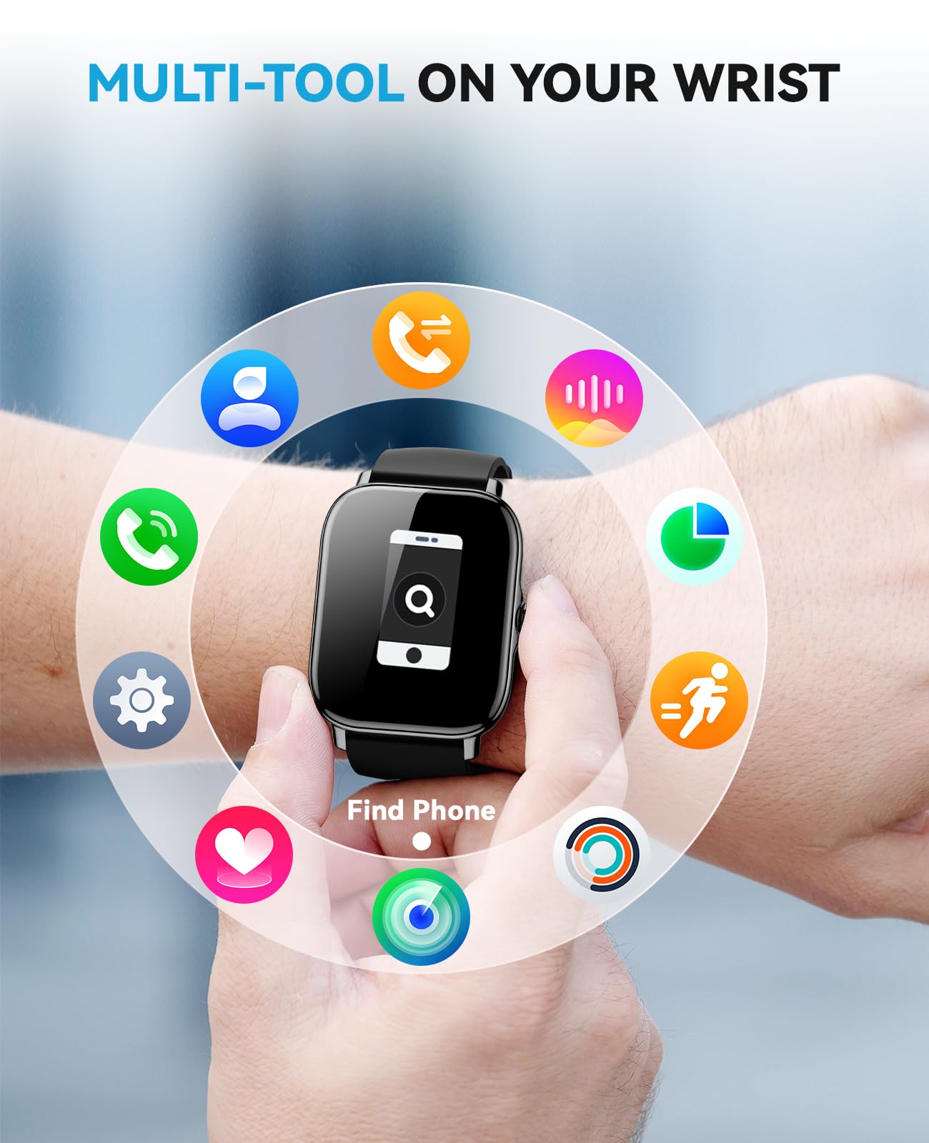 paybay Smart Watch for Women Men- Answer/Make Call, 2025 IP68 Waterpro - View 7