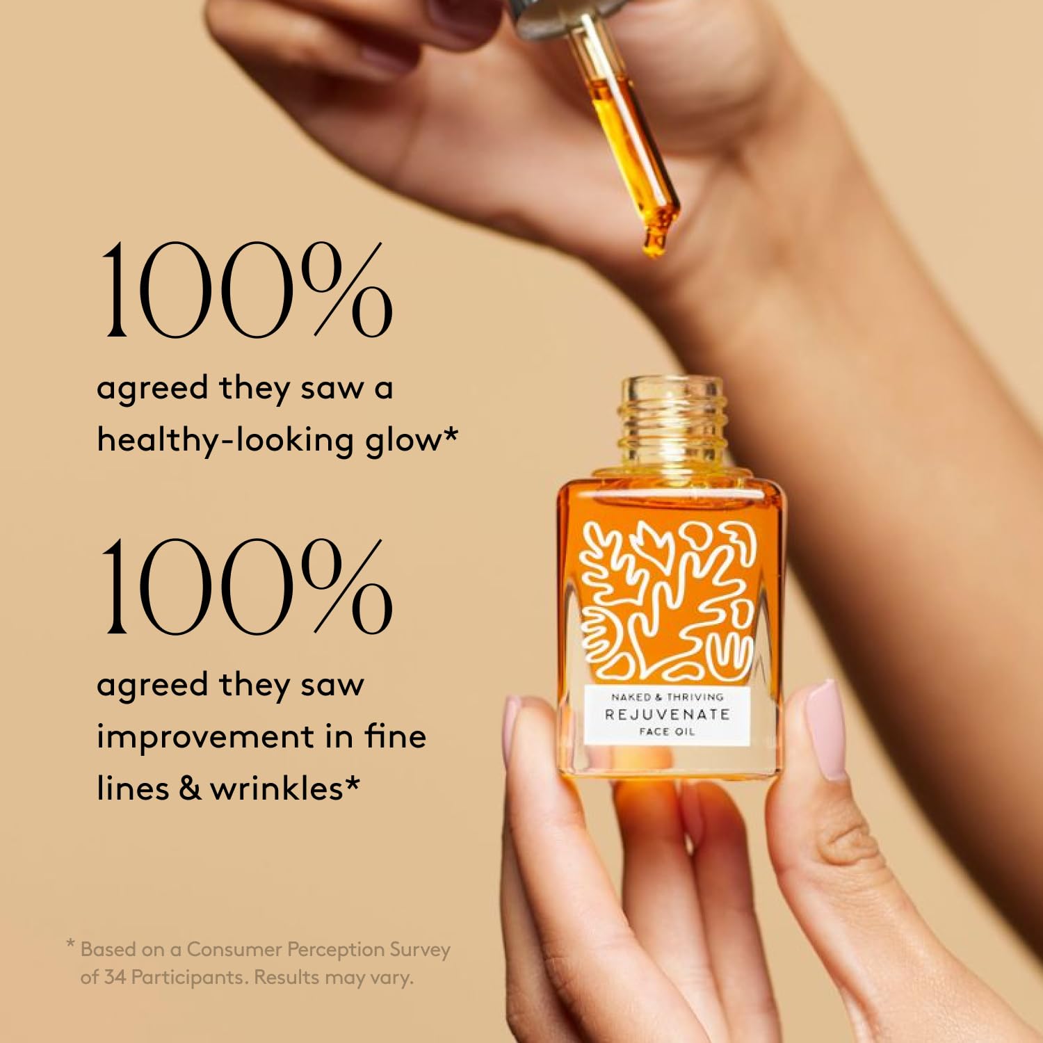 Naked & Thriving Rejuvenate Restorative Face Oil - Organic & Vegan & & - Naked & Thriving Official Product View 5