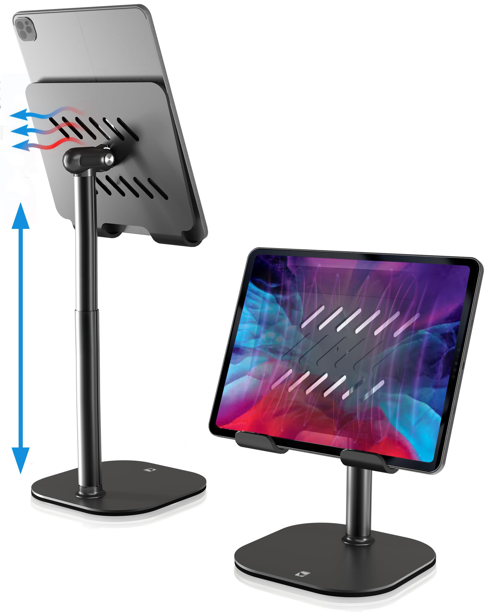 COOPER TabHolder Tablet Holder, iPad Stand for Desk, Portable Mon by COOPER - Angle View 1