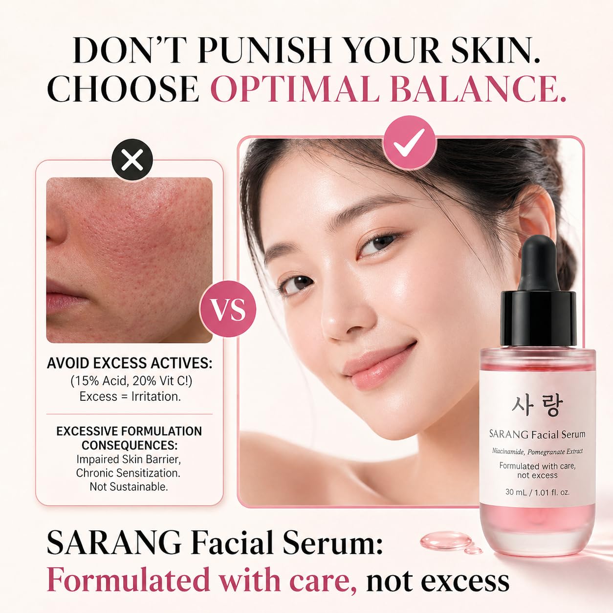 Korean Face Serum with Hyaluronic Acid Niacinamide 30 ml - CHALTTOK Official Imagery - 3
