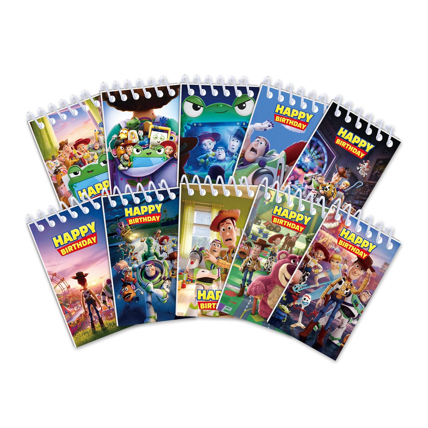 For Toy Theme Story Birthday Party Supplies, Cartoon 10 pcs Mini - Product Imagery