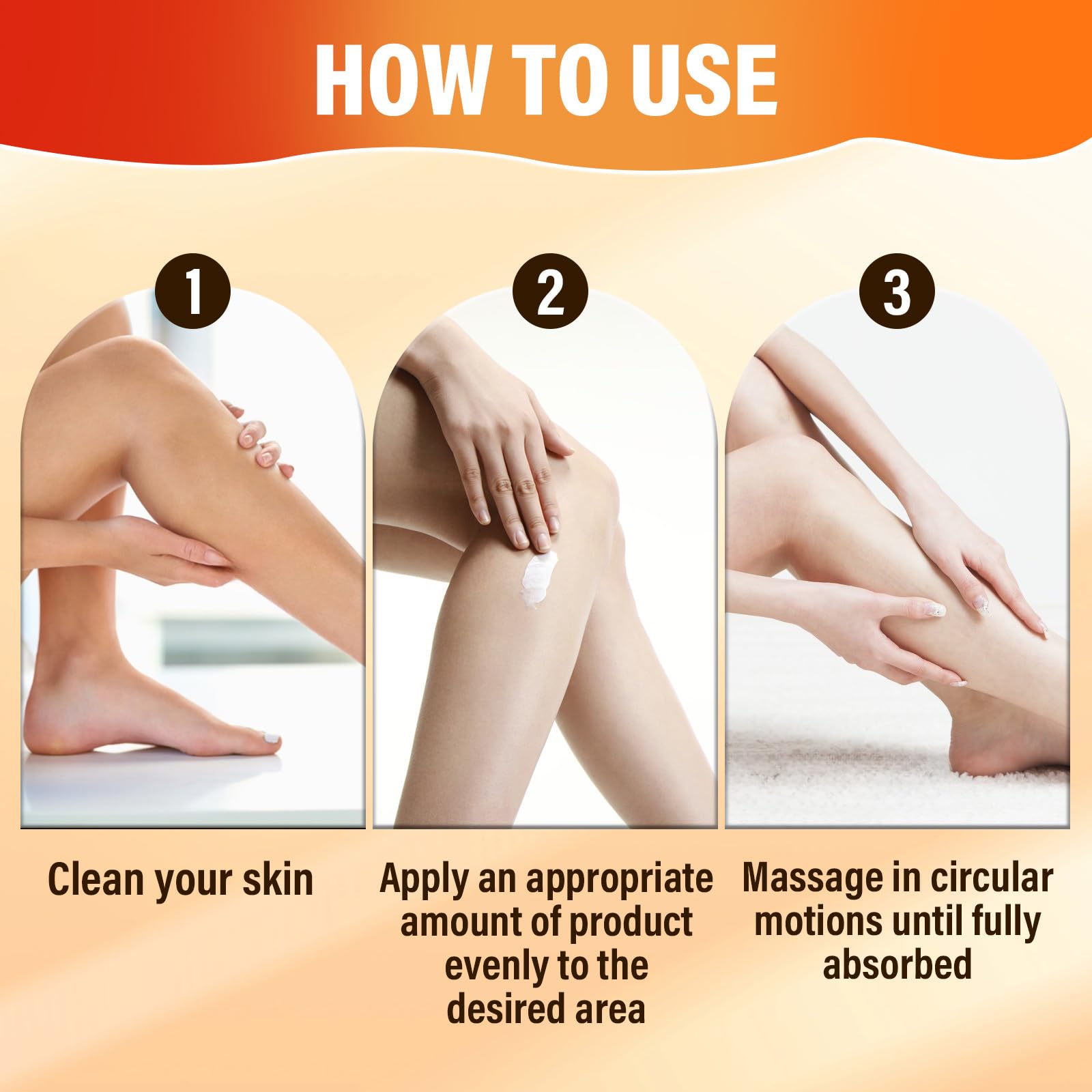 4Pcs Ultra Strength Joint Support Cream – Massage Gel for Knees & Body