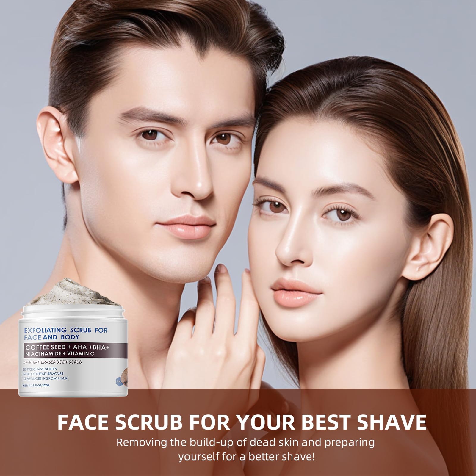 YAFUSIPE KP Bump Eraser Body Scrub with 10% AHA BHA Ingrown Hair Keratosis - YAFUSIPE Official Product View 5