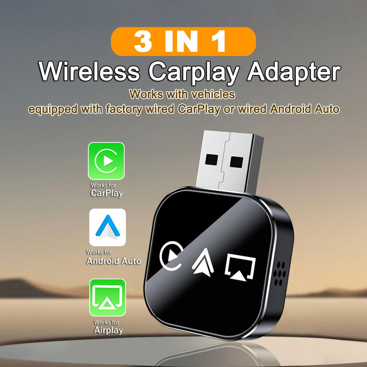 2026 Upgrade 3 in 1 Screen Mirror iOS Phone Plug and Play - Premium Selection Official Imagery - 3