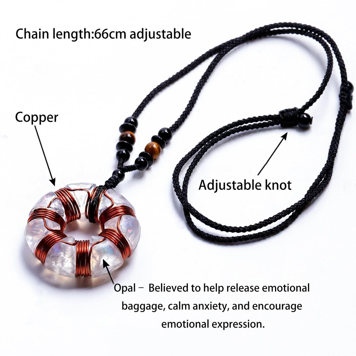 Day Day Up 7 Chakra Orgonite Pendant Necklace - Day Day Up Official Imagery - 4