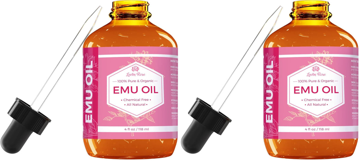 Leven Rose Emu Oil 100 Pure Natural Hair Strengthener Anti - Leven Rose Official Imagery - 2