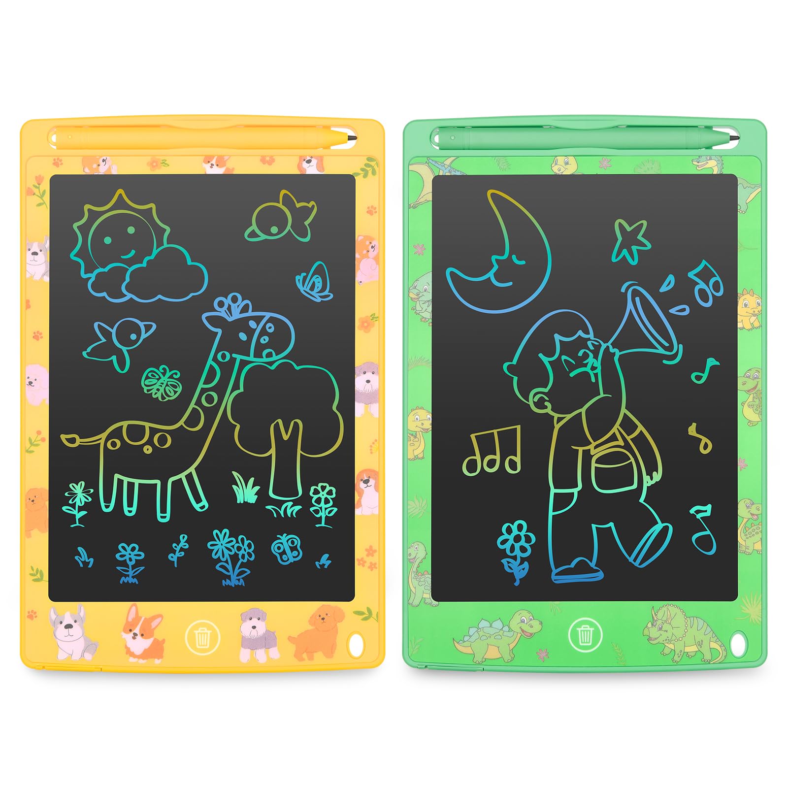 mafiti LCD Writing Tablet 8.5 Inch 2 Pack Colorful Screen Electronic Writing Dra - mafiti Official Product View 3