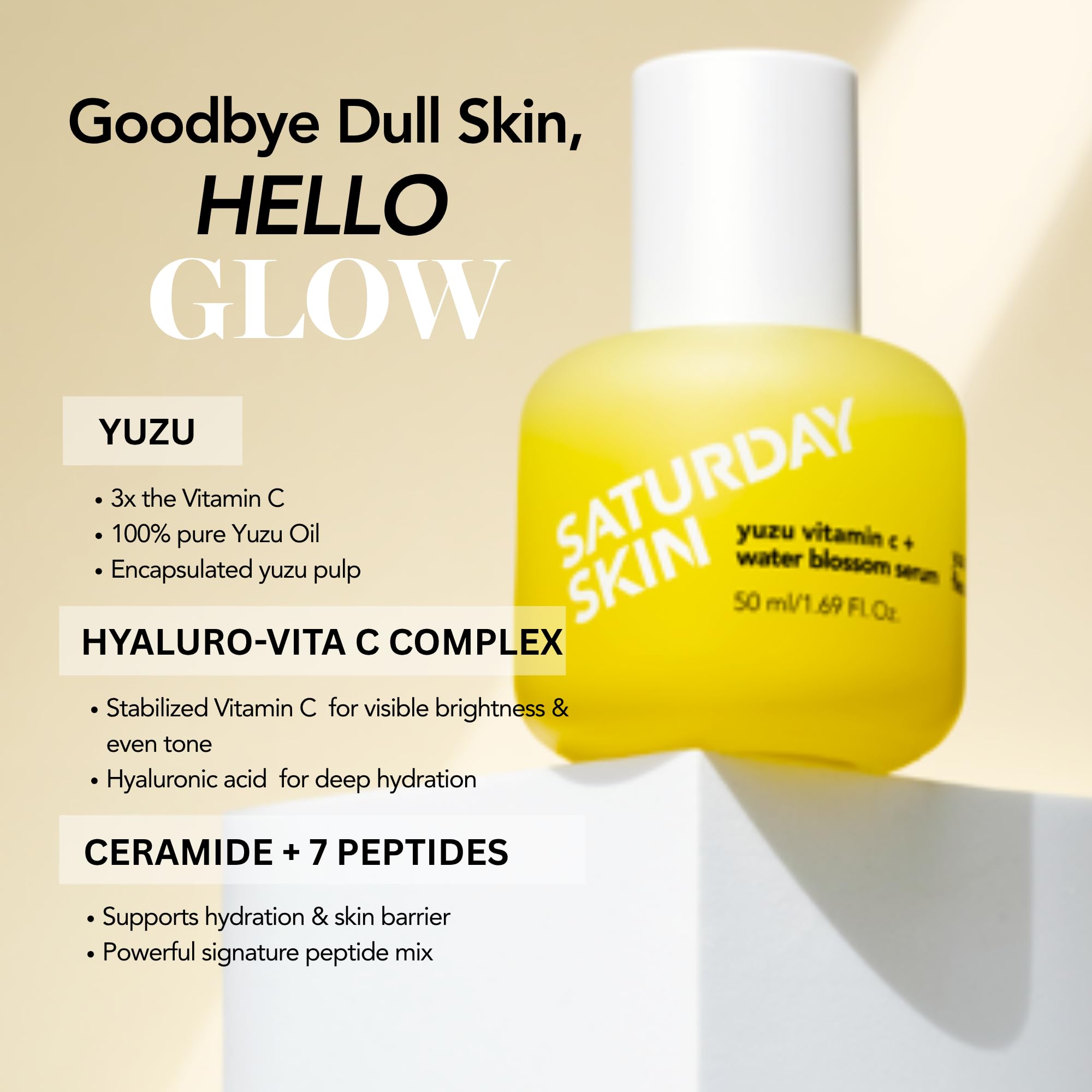Saturday Skin Yuzu Vitamin C Brightening Serum Glass Skin - Saturday Skin Official Imagery - 3
