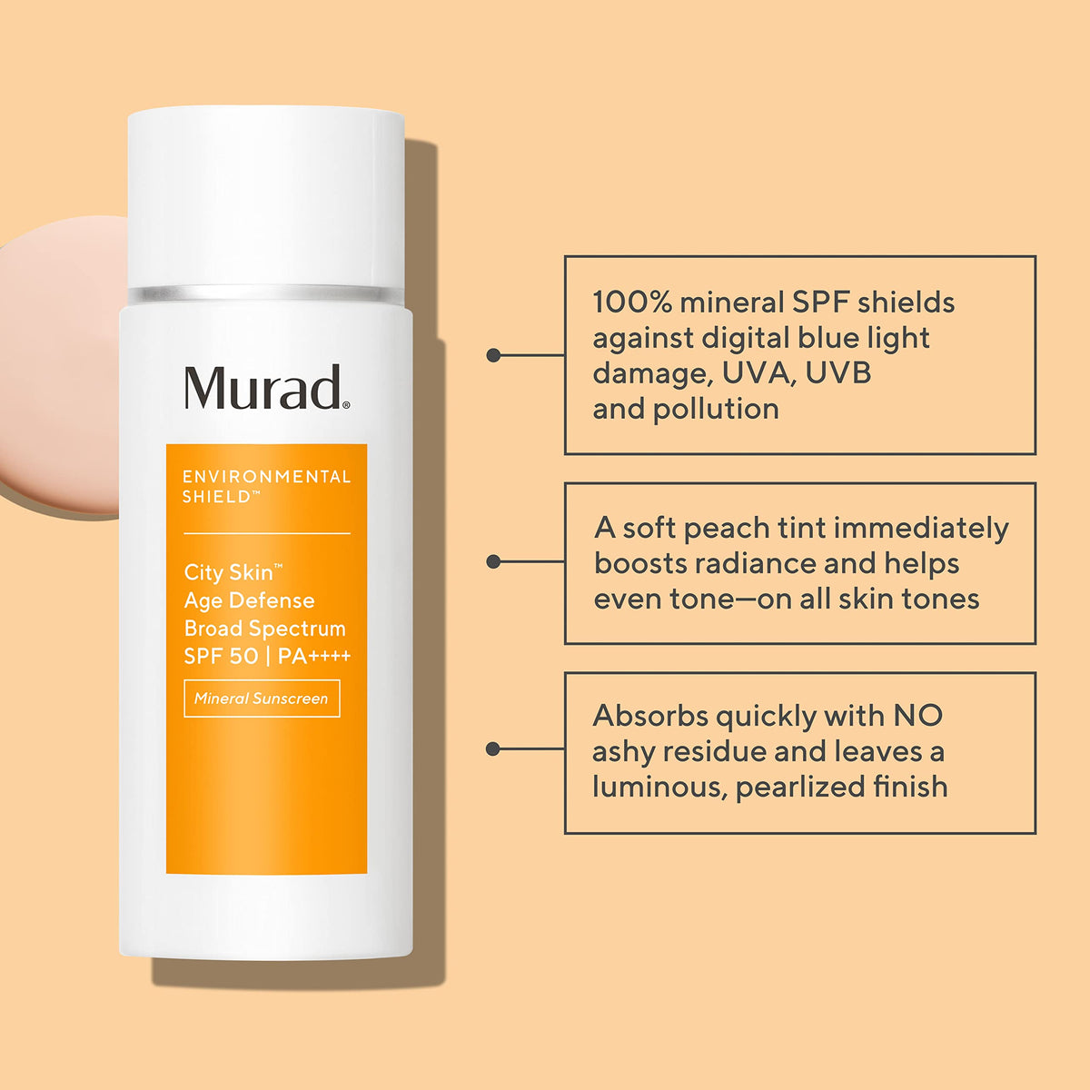Murad City Skin Age Defense Broad Spectrum SPF 50 PA - Premium Selection Official Imagery - 3