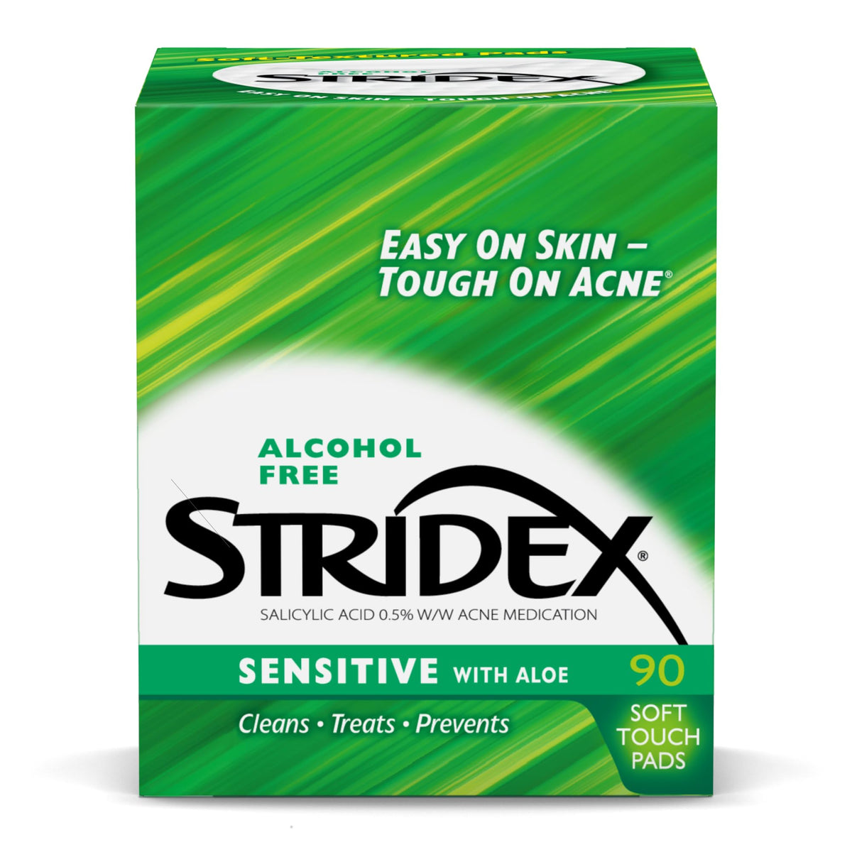 Stridex Medicated Acne Pads Sensitive 90 count - Stridex Official Imagery - 2