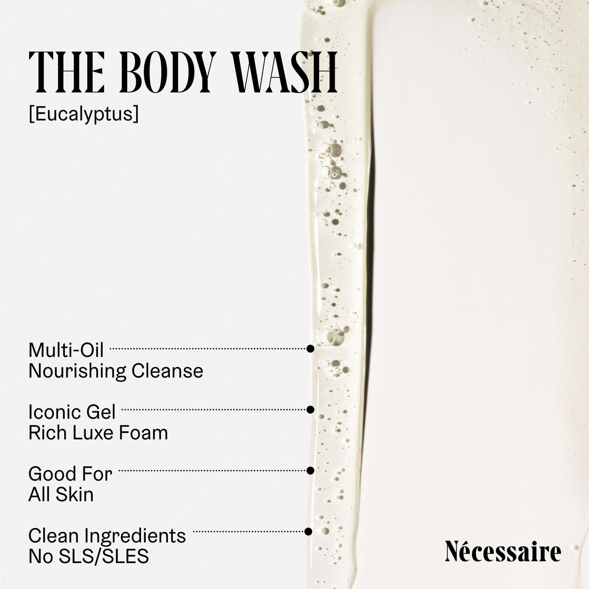 The Body Wash Eucalyptus Multi Oil Niacinamide Shower Gel - Nécessaire Official Imagery - 3