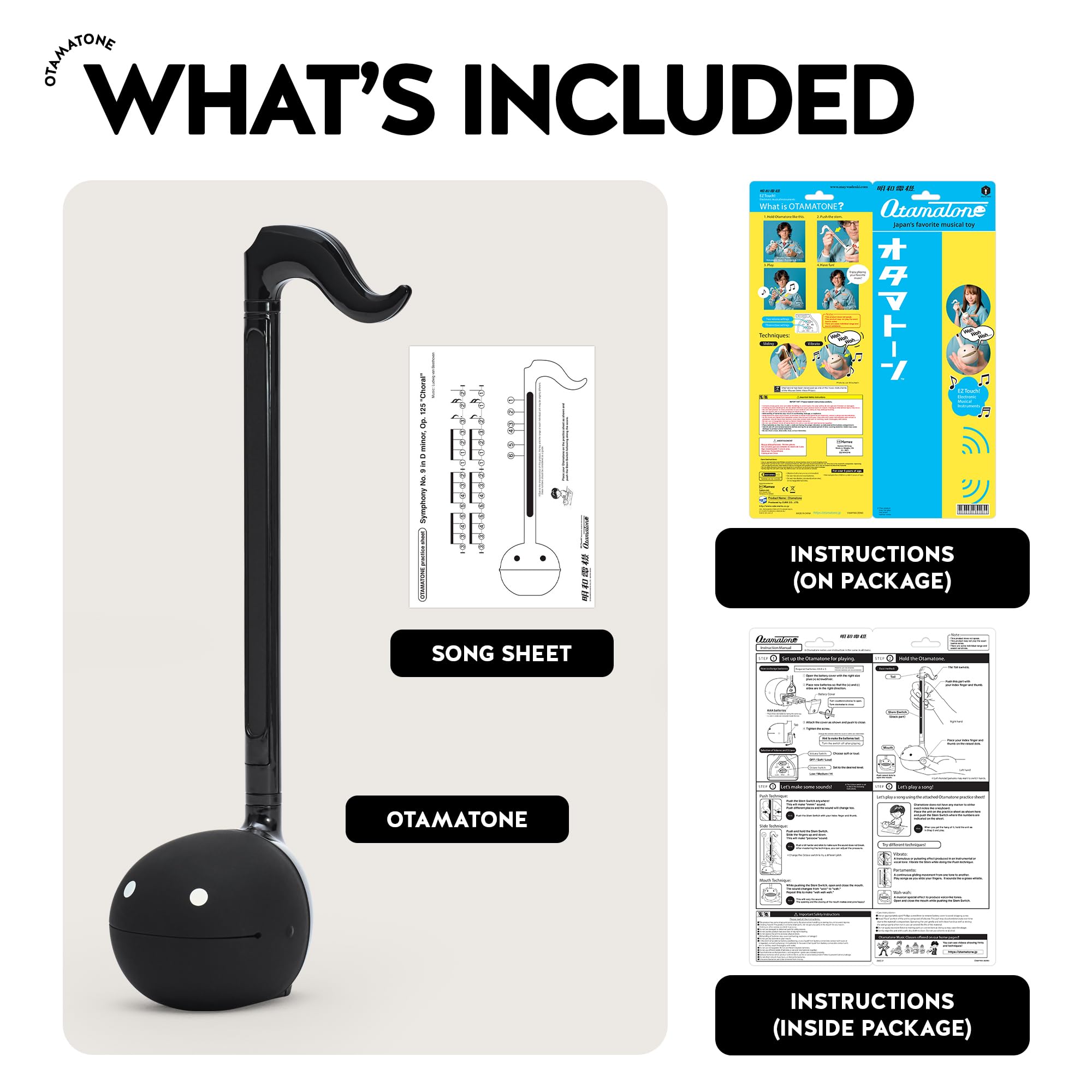 Otamatone Japanese Electronic Synthesizer Musical Instrument Toy by Otamatone - Angle View 6