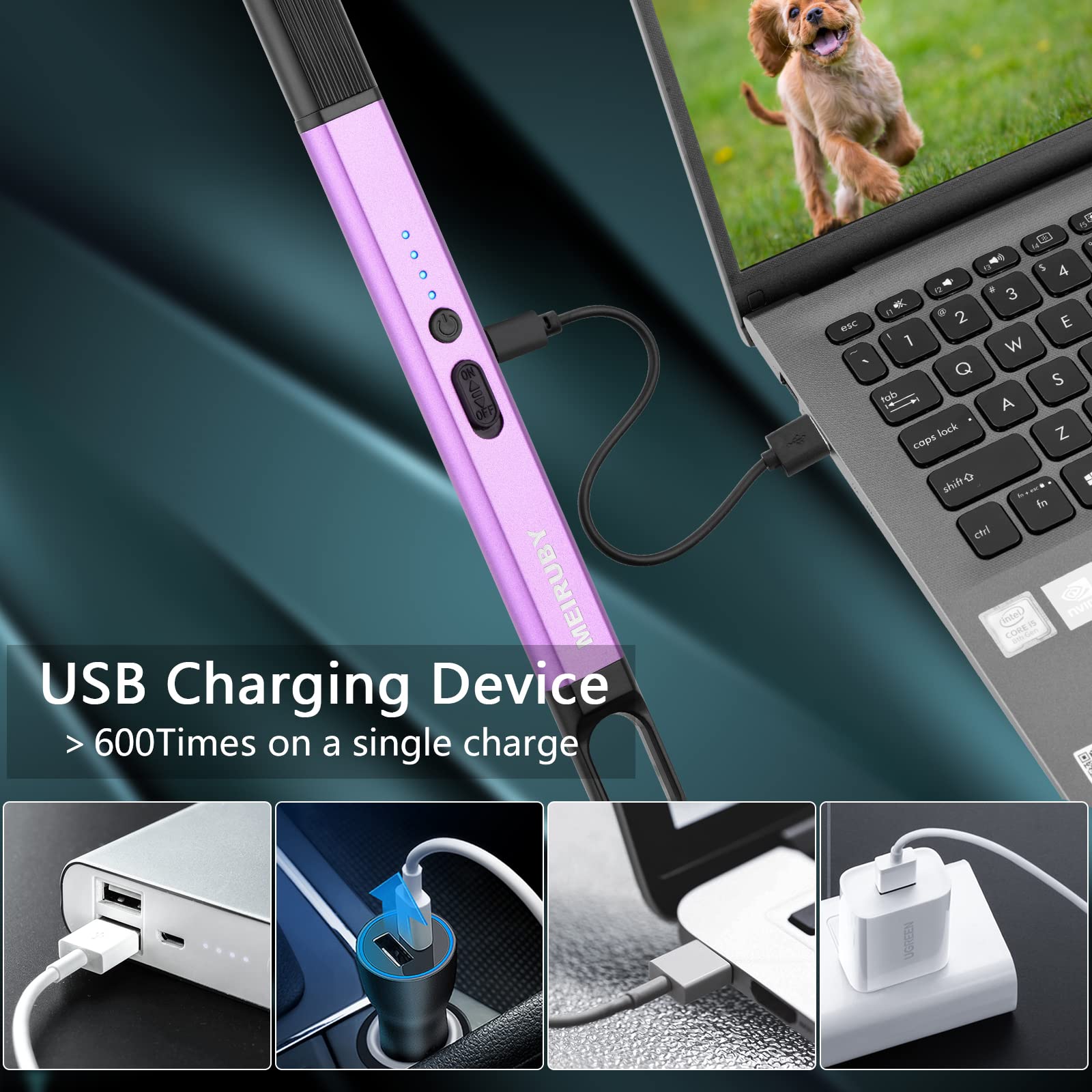 MEIRUBY Lighter Stocking Stuffers for Adults Wife Mom, Electric C by MEIRUBY - Angle View 5