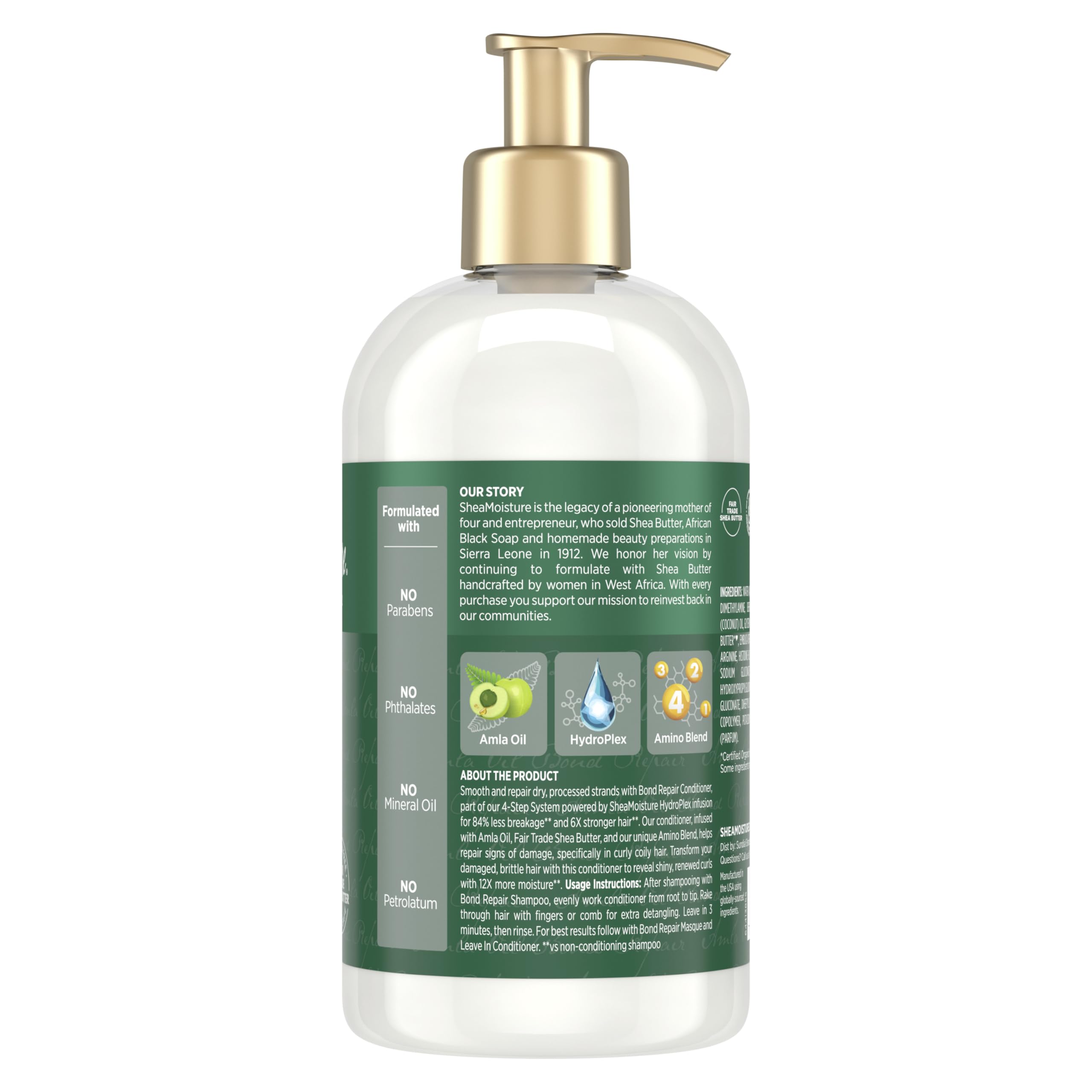 Elefair Tech Shea Moisture Bond Repair Conditioner with Amla Oil - Elefair Tech Official Product View 3