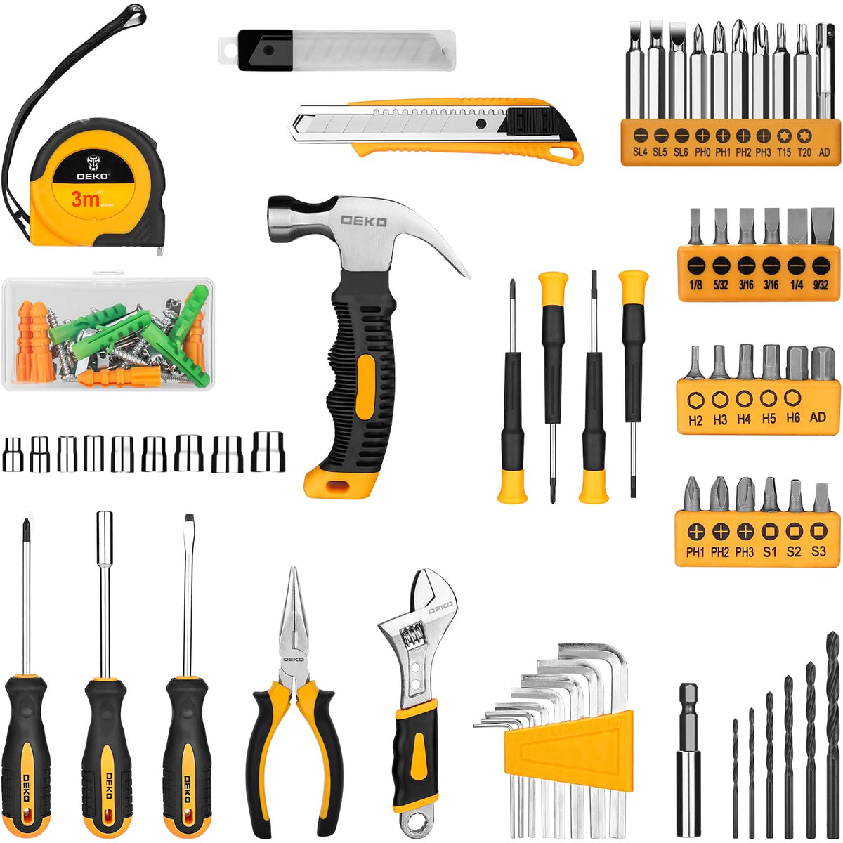 DEKOPRO Tool Set Tool Kit with 8V Cordless Drill Tool Box - DEKOPRO Official Imagery - 4